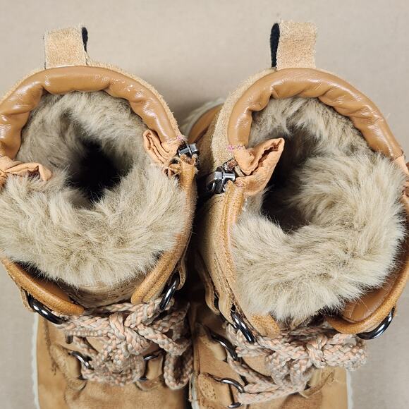 Pajar Cade Waterproof Insulated Winter Boots Women’s SZ 9 (EU 40) Tan Leather - Picture 6 of 15